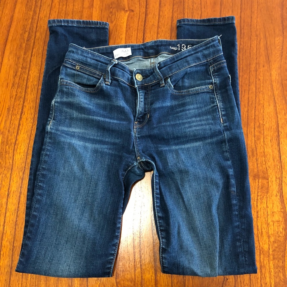 Gap mid rise skinny jeans